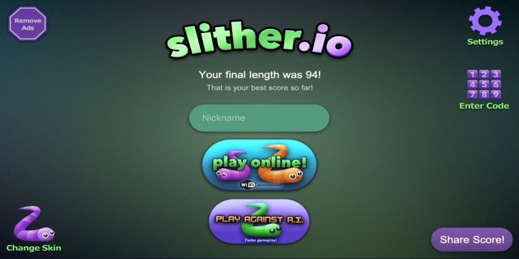 Slither.io unblocked